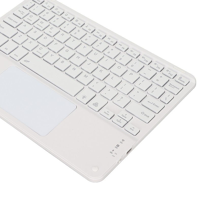 Wireless Keyboard with Touchpad Quadrate Keycap Ultra Thin 10inch Wireless