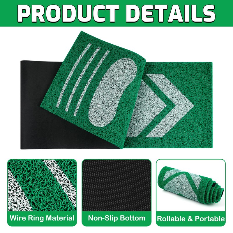 Softball Pitching Mat for Indoor and Outdoor