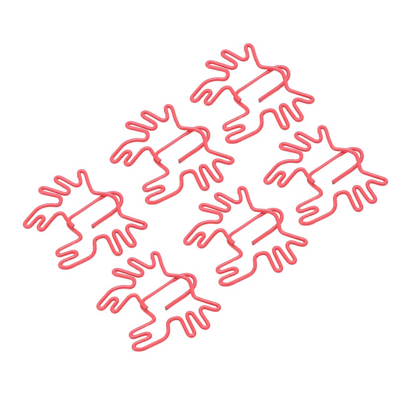 100Pcs Kids Paper Clips Crab Style Metal Exquisite Color Wide