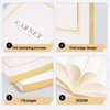 2-Pack Ruled Notebook with golden edge, Hardcover Notebook with 120Gsm