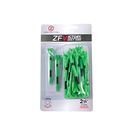 Zero Friction Victory 5-Prong Golf Tees (2-3/4 Inch, Green, Pack of 40)