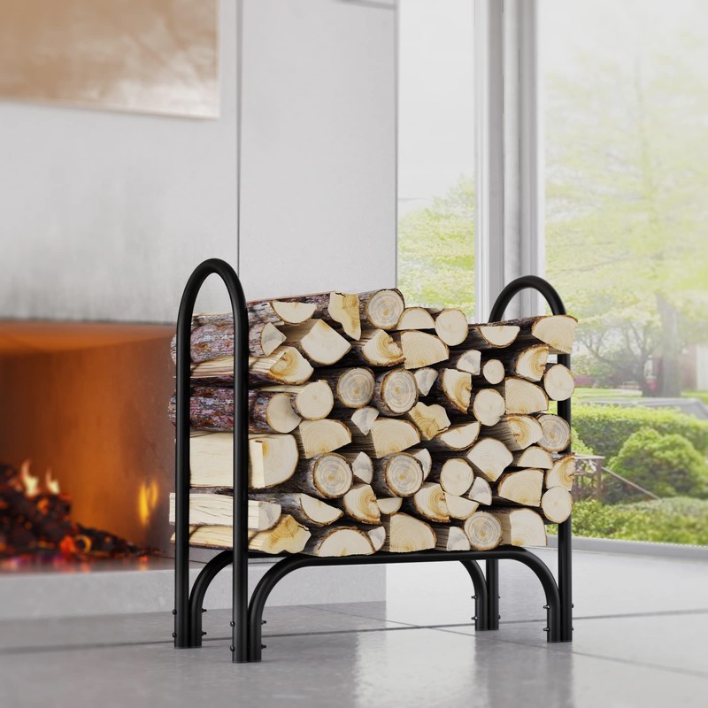 Fire Beauty Firewood Rack Log Holder,Log Storage Holder,Storage Rack,Firewood Stacker