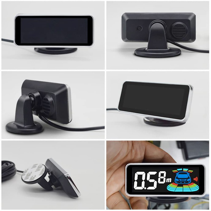 KACEPAR Car Reverse Backup Radar System Parking Sensor Kit, Alarm