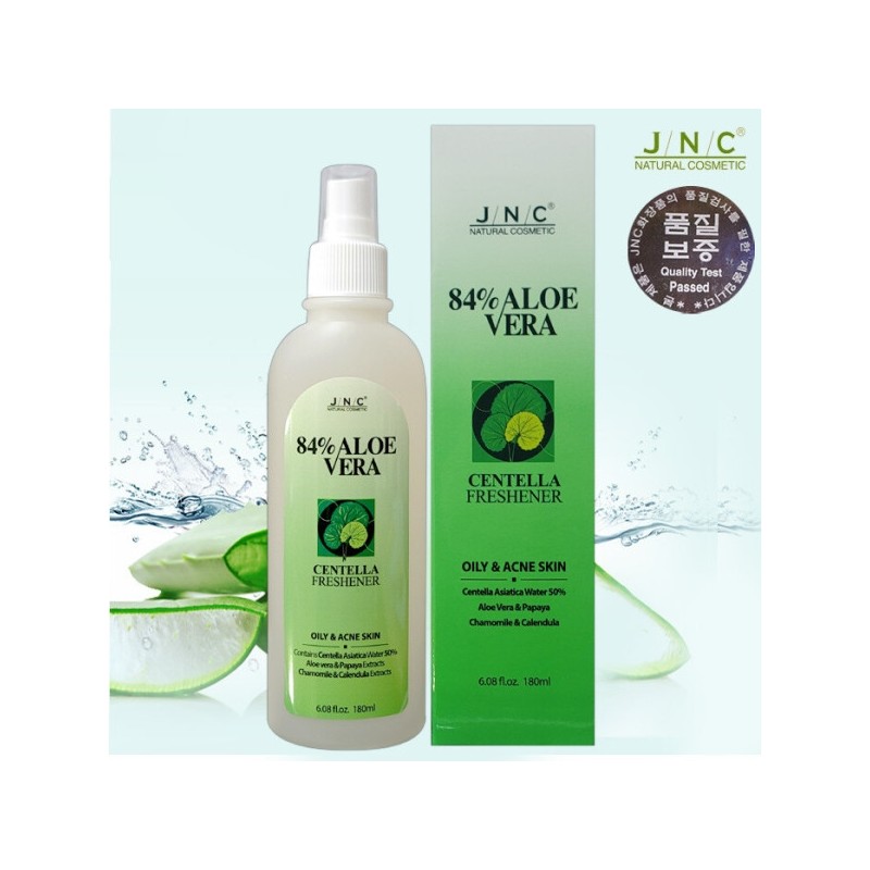 JNC Aloe Vera Centella Freshener 180ml / Skin Toner for