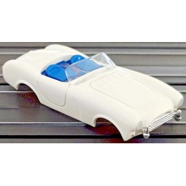 Johnny Lightning Ford Shelby AC Cobra Snake White JL TJet SlotCar BODY for AURORA autoworld DASH