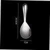 Alipis 2pcs Non-Stick Rice Spoon Paddle Thickened Metal Chinese Spoons