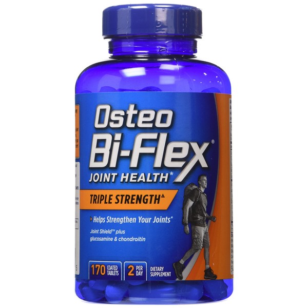 Osteo Bi-Flex Triple Strength with 5-Loxin Advanced Joint Care - 4 Bottles, 170 Tablets Each