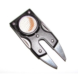 NPGD The Golf Pro Divot Repair Tool Golf Ball Marker Pitch Mark Green Divot Repair Switchblade Tool Golfer Kit