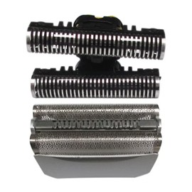 51S Replacement Shaver Foil Screen & Cutter for B-raun 8000 Series 8385 C&R,8374, 8377, 8970, 8975, 8985, 8986, 8987, 8990, 8991, 8995 (Silver)