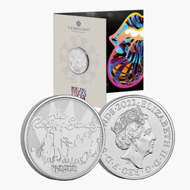 CrawleyCoins 2022 Rolling Stones Music Legends UK £5 Brilliant Uncirculated Coin