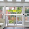 Ideal Security Sliding Door Security Bar with Childproof Lock, Adjustable,