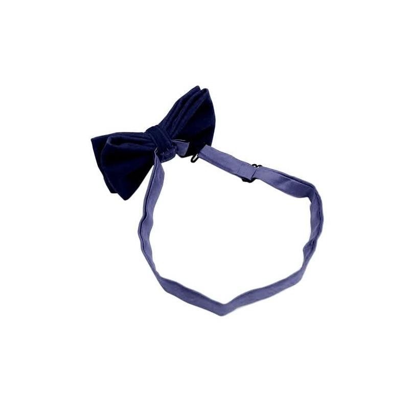 Bowties.jp bd572 Navy Velvet Bowtie, Bowtie, Easy to Wear, navy