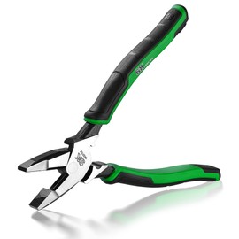 SK 9.5-Inch Linesman Pliers, High Carbon Steel, Ergonomic Anti-slip Handle for Comfortable Grip