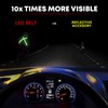 Illumiseen LED Reflective Belt Sash | High Visibility LED Lights