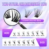 Elitefe Lash Extension Kit DIY 280Pcs Lash Clusters Kit Eyelash