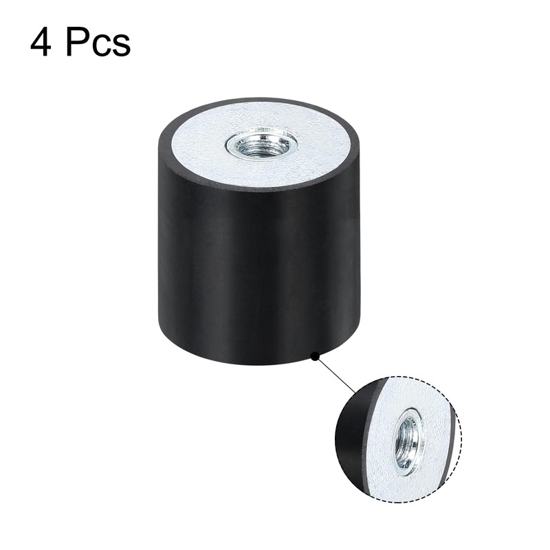 QUARKZMAN Pack of 4 20 x 20 mm M5 Threaded