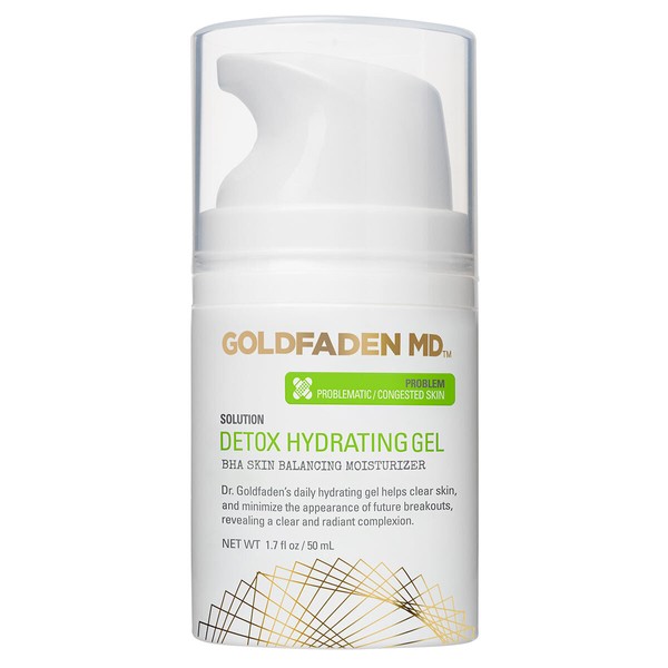Goldfaden MD Detox Hydrating Gel - BHA Skin Balancing Moisturizer ,