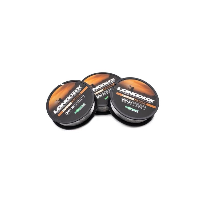 Korda LongChuck Distance Casting Mono Tapered Leaders : 10-30lb