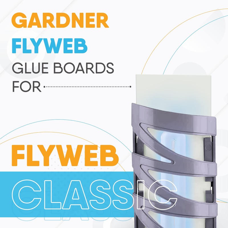Flyweb Fly Light Glue Boards 1 Pack of 10 Replacement