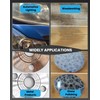 72PCS Drill Polishing Buffing Pads Kit for Dremel Buffer Polisher