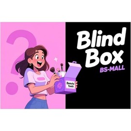 BS-MALL Pinceles de Maquillaje Herramientas de Maquillaje Caja de Belleza Caja Ciega–Como Bolsa de Pinceles de Maquillaje Juego de Esponjas de Maquill