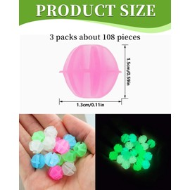 KGDUYC 108pcs Bicycle Spoke Clicker, Children's Bicycle Accessories Spoke Clips for Children Bicycle Spoke Decorations Gift for Girls and Boys Spoke Beads
