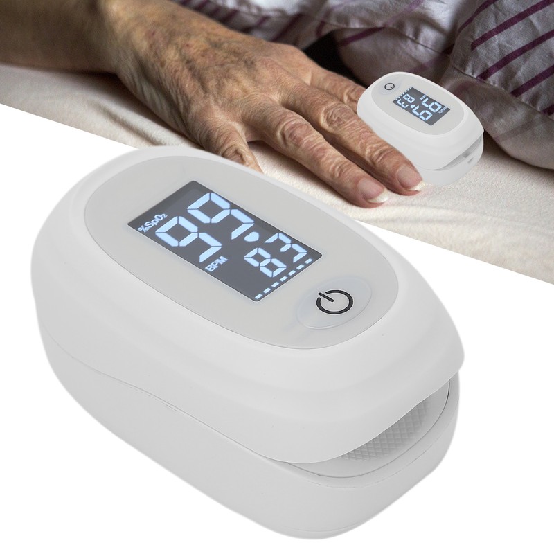 Fingertip Pulse Oximeter Household Portable Blood Oxygen Saturation Pulse Rate