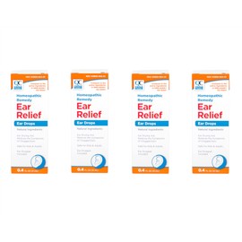 Quality Choice Homeopathic Remedy Earache Ear Relief Drops 0.4 FL oz (4)
