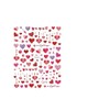 Heart Love Nail Sticker Arrow Valentine Day Love Lock Key