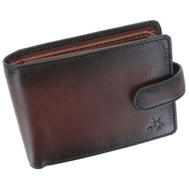 VISCONTI Atelier Collection Henry Leather Wallet RFID and Tap n Go AT72 Burnished Tan
