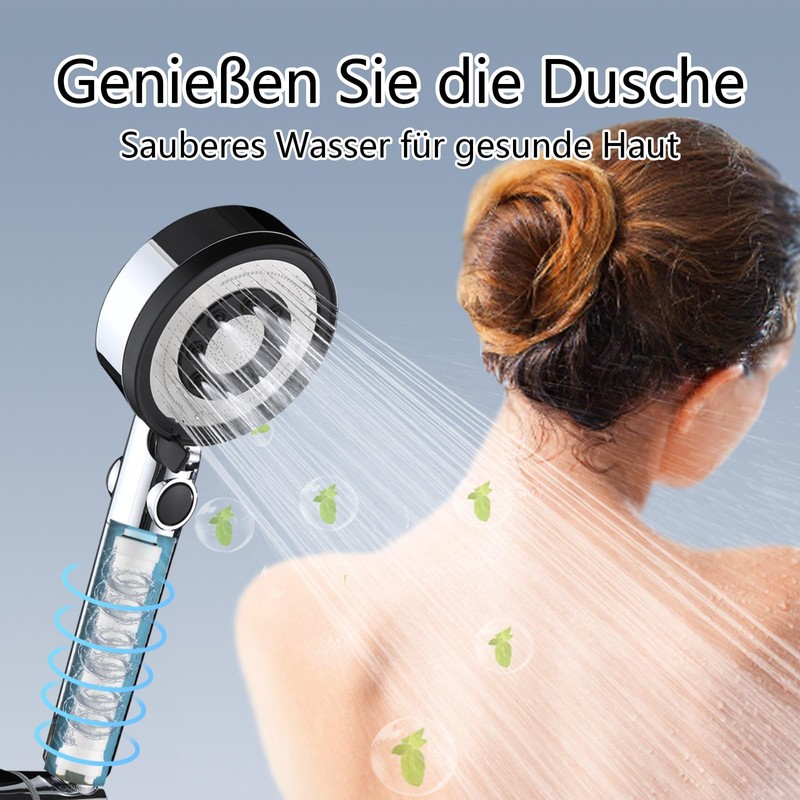 Nafall 6-Stück Filter Duschkopf,PP Baumwolle Filter für Duschkopf,Universal Filter Für