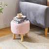 YMYNY Ottoman, Modern Footrest with Soft Padded Seat, Foot Stool