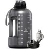Aquafit 64 oz Water Bottle with Time Marker - Straw
