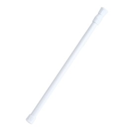 Barra de Tensión de Resorte Telescópica, 12-20 Pulgadas Barra de Ducha de Tensión Ajustable Barra Riel Extensible Cortina Duchas de Resorte Blanca para Ventana Baño Armario Cocina (1 Pc)