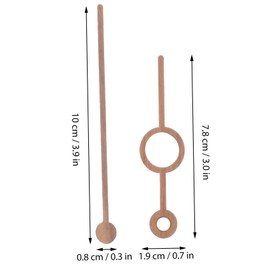 SHINEOFI 1 Set DIY Clock Hands Kit Stylish Replacement Parts for Japanese Wall Clocks Easy to Install and for Watchmakers