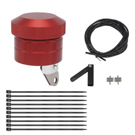 AIXXCUVQ Aluminum Motorcycle Chain Lubricator Oiler Chain Lubricator Lubricator Motorcycle Chain Lubricator Easy to Install, Red