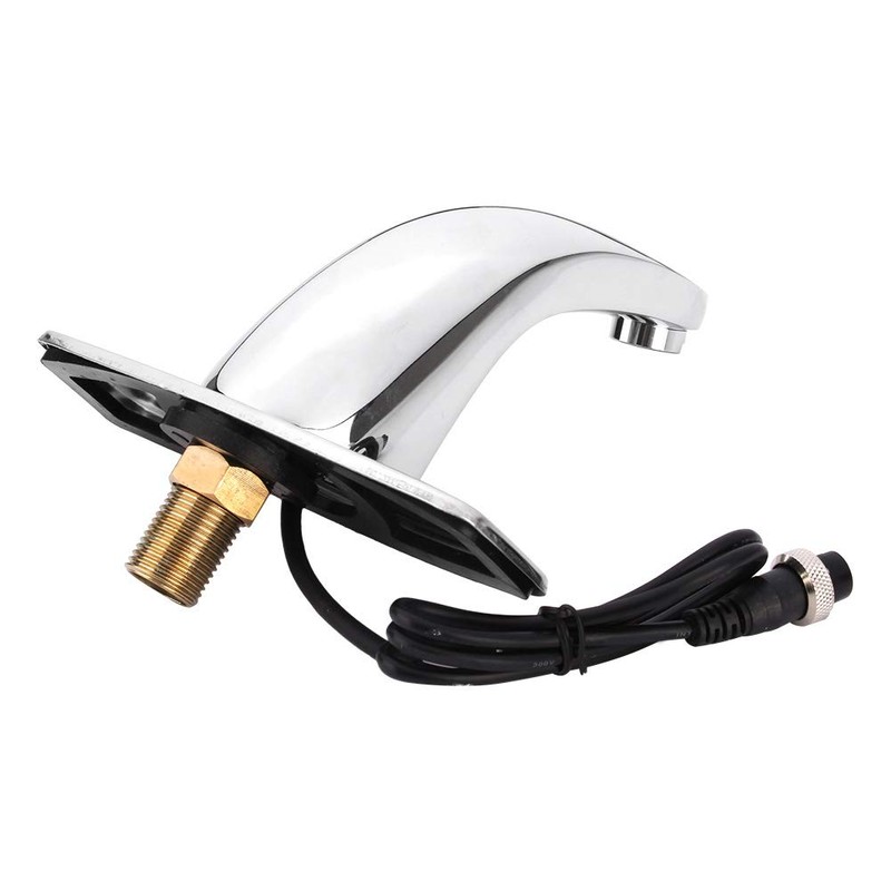 Cerlingwee Automatic Faucet, Basin Faucet Sensor Tap Deck Mounted Touchless
