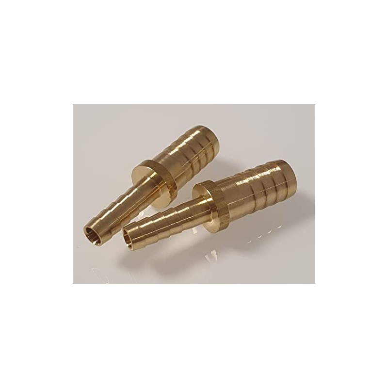 Set of 2 Brass Hose Connectors: Versatile Hose Connector and