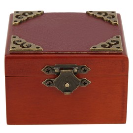 Vintage Style Music Box Wooden Musical Box with Mirror Valentine's Day Gift Home DecorationType B