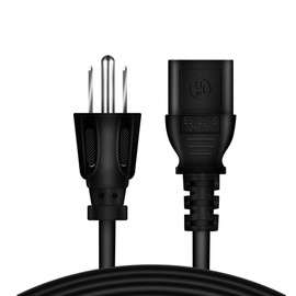 HISPD 6ft/1.8m UL Listed AC Power Cord Cable Plug Compatible with Optoma HD66 DLP Projector HD 3D Ready Home Theater