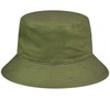 Kangol Women's Cotton Bucket Beret Hat, olive green
