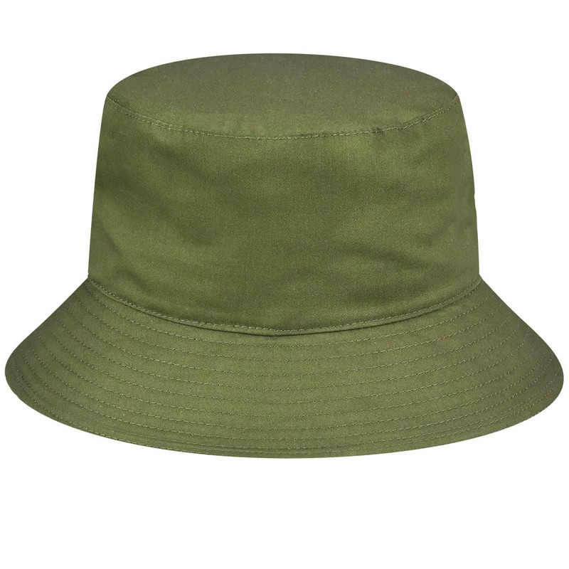 Kangol Women's Cotton Bucket Beret Hat, olive green