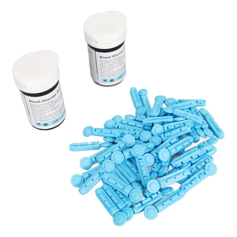Tiras Reactivas De Glucosa Blood Lancets, 50 Unidades, 50 Un