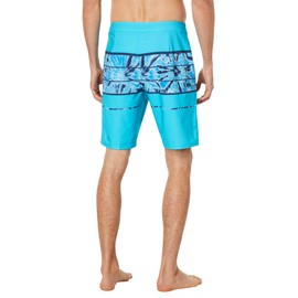 O'NEILL - Bañador de 20 pulgadas a rayas para hombre, resistente al agua, con tela elástica de secado rápido y bolsillos, Cobalto | Hyperfreak Hydro Wanderer, 28