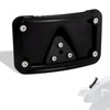 WOWTK Curved Laydown License Plate Frame Mount for Harley, Honda
