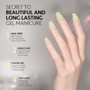 GAOY Pastel Green Gel Nail Polish, 16ml Soak Off Gel