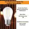 abulber 2W Led Light Bulbs,S14 Led Bulbs for Outdoor String