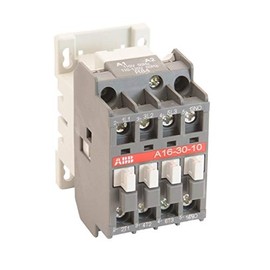 ABB A16-30-10-84 Contactor, 110 - 120 VAC Coil, 17 A at 3-Phase, 30 A at 1-Phase