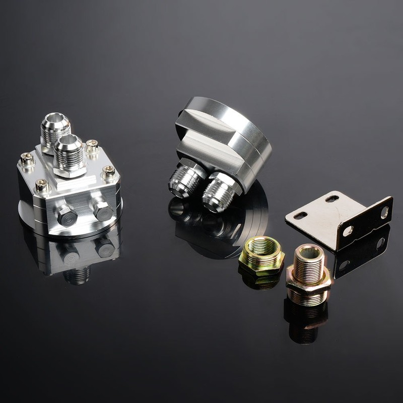 G-PLUS Universal 15 Row AN10 Engine Transmission Oil Cooler Kit