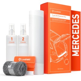 Luxshield Boot Sill Protector Film, Includes Professional Squeegee, Bumper, Scratch and Paint Protection Film